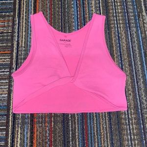 Garage Twist Front Cropped Tank